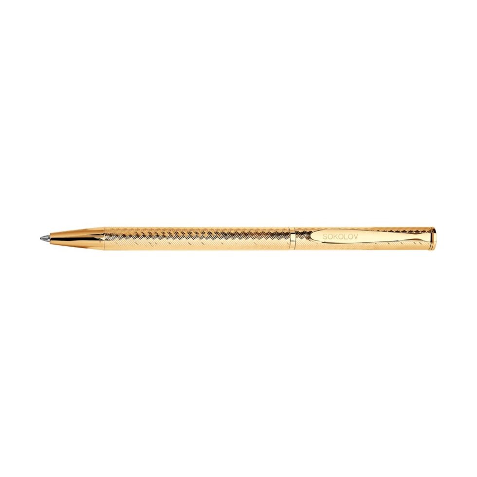 Ручка SOKOLOV из золочёного серебра от компании Admi - фото 1