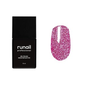 RUNAIL PROFESSIONAL Гель-лак для ногтей неоновый светоотражающий