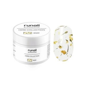 RUNAIL PROFESSIONAL Гель-лак с сухоцветами Herb collection