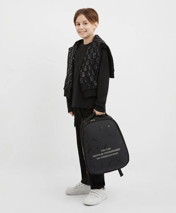 Рюкзак формованный с эргономичной спинкой черный Gulliver (One size) от компании Admi - фото 1