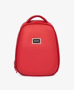 Рюкзак формованный с эргономичной спинкой красный для девочки Gulliver