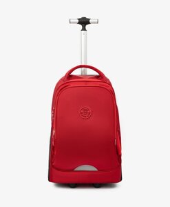 Рюкзак на колёсиках красный Gulliver (One size)