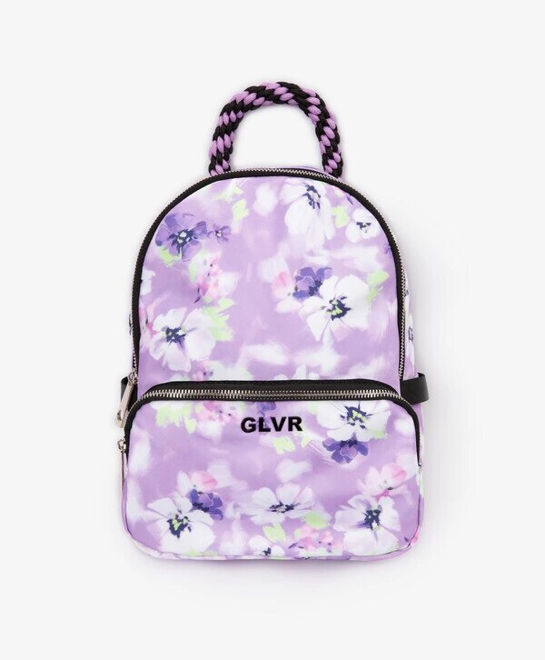 Рюкзак плащевой мягкий с цветочным рисунком мультицвет для девочки Gulliver (One size) от компании Admi - фото 1