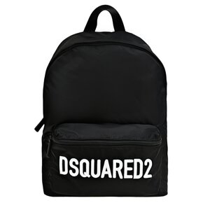 Рюкзак с белым лого, черный Dsquared2