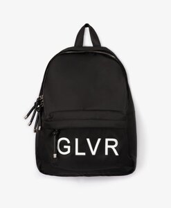 Рюкзак с контрастным объемным принтом черный для девочки Gulliver (One size)