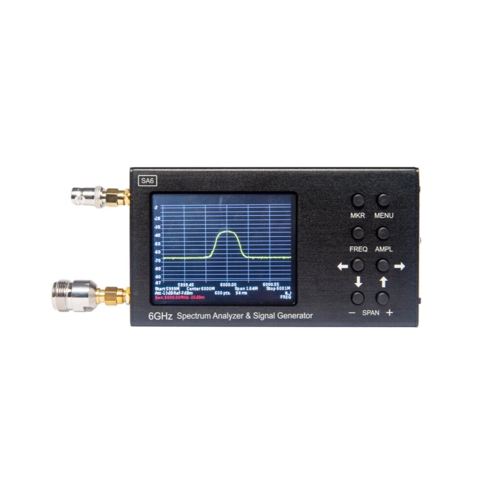 SA6 6G Портативный анализатор спектра Wi-Fi CDMA Лаборатория 35-6200 МГц Генератор сигналов Тестер от компании Admi - фото 1