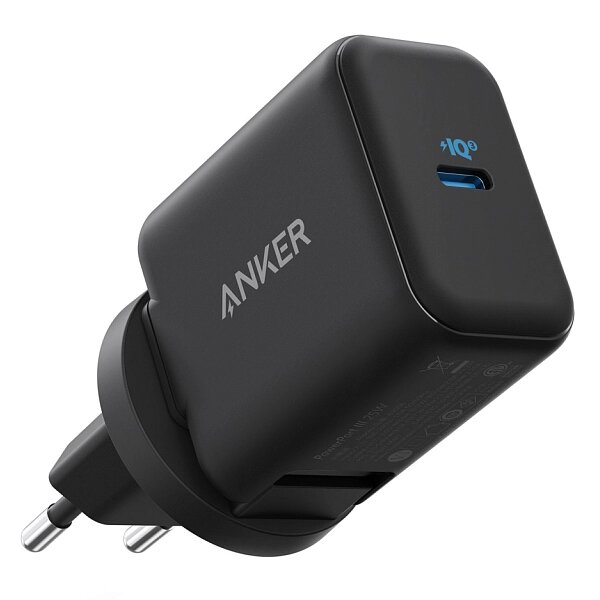 Сетевое зарядное устройство Anker PowerPort III 25W PPS Type-C черное от компании Admi - фото 1