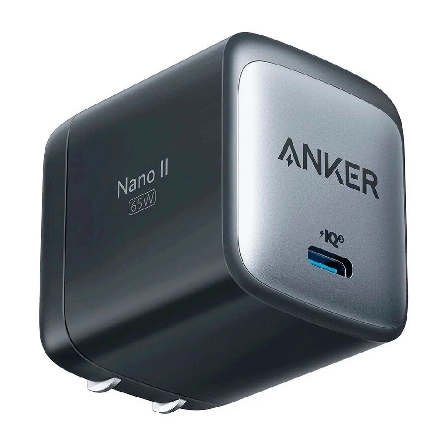 Сетевое зарядное устройство Anker PowerPort Nano II GaN 65W Type-C черный EAC от компании Admi - фото 1