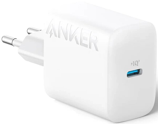 Сетевое зарядное устройство Anker USB-C 312 20W белое от компании Admi - фото 1