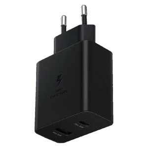 Сетевое зарядное устройство Samsung (TA220NBEGRU) USB T-C Fast Charging 35W черный EAC