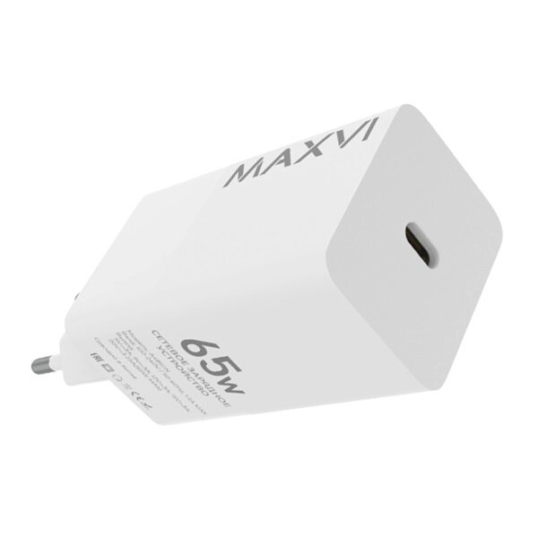Сетевой блок Maxvi 65W USB-C белый от компании Admi - фото 1