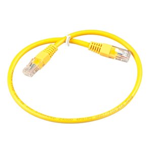 Сетевой кабель ExeGate UTP cat. 5e 1.5m Yellow 258668