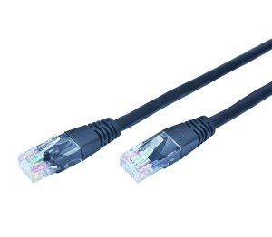 Сетевой кабель Gembird Cablexpert UTP cat. 5e 2m Black PP12-2M/BK
