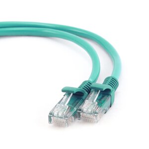 Сетевой кабель Gembird Cablexpert UTP cat. 5e 5m Green PP12-5M/G
