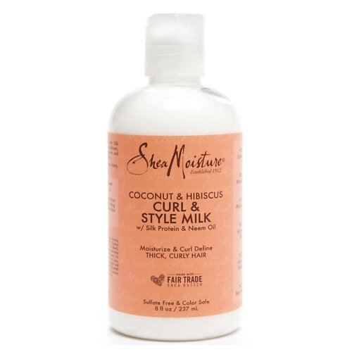 SHEA MOISTURE Молочко для укладки непослушных волос с кокосом Coconut Hibiscus Curl Style Milk от компании Admi - фото 1