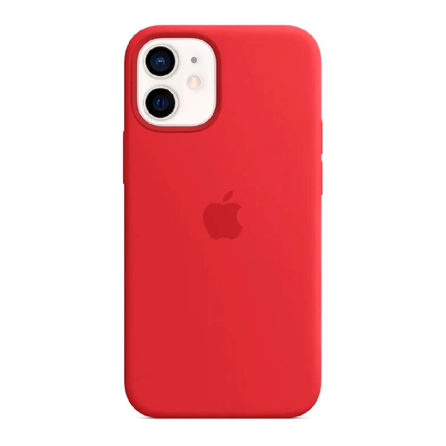 Силиконовая накладка для iPhone 12 mini (SC) MagSafe красная Partner от компании Admi - фото 1