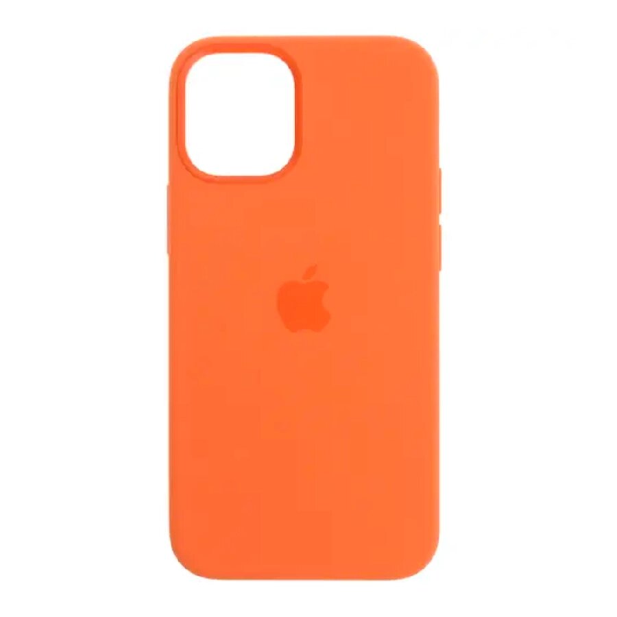 Силиконовая накладка для iPhone 12 mini (SC) MagSafe оранжевая Partner от компании Admi - фото 1