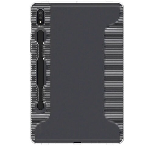 Силиконовая накладка Soft Cover Clear для Samsung Galaxy Tab S7 прозрачная от компании Admi - фото 1