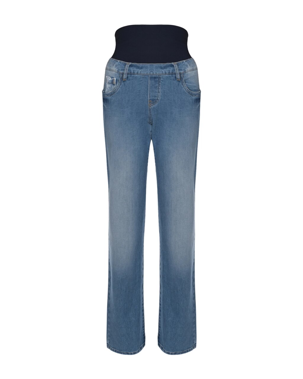 Синие джинсы для беременных HI-RISE STRAIGHT Pietro Brunelli от компании Admi - фото 1