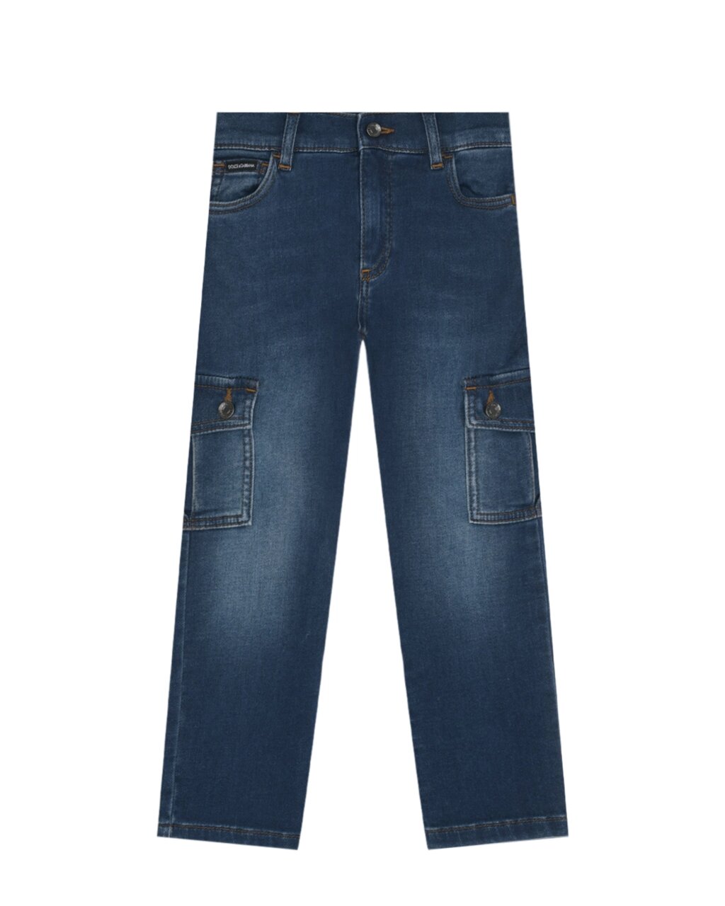 Синие джинсы с карманами карго Dolce&Gabbana от компании Admi - фото 1