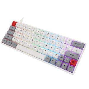 СКАЙЛУНГ SK64S Mechanical Keyboard 64 Keys NKRO bluetooth 5.1 Type-C Dual Mode RGB Backlight PBT Keycaps Gateron Optical