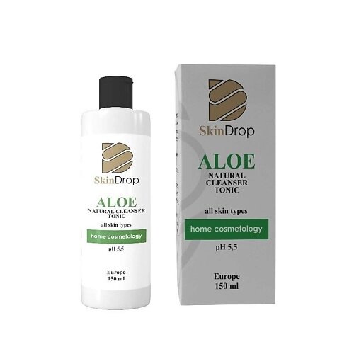 SKINDROP Тоник для всех типов кожи Алое SkinDrop aloe natural cleanser tonic 150.0 от компании Admi - фото 1