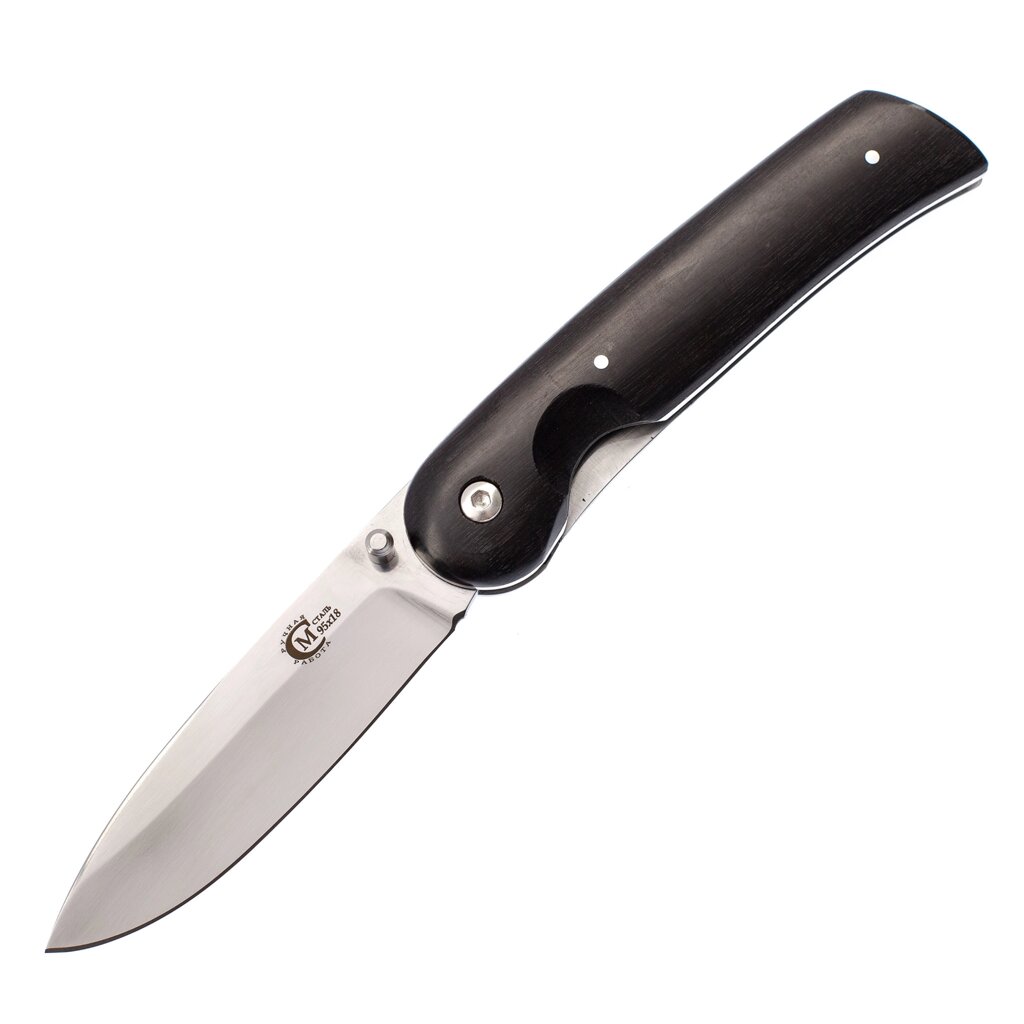 Складной нож Амур, сталь 95Х18, рукоять граб от компании Admi - фото 1