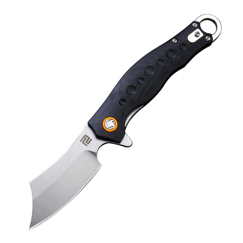 Складной нож Artisan Corsair, сталь D2, рукоять G10, черный от компании Admi - фото 1