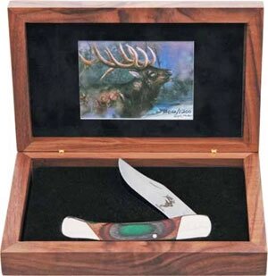 Складной нож Bear & Son, Wildlife, S297SELK, в подарочной упаковке от компании Admi - фото 1