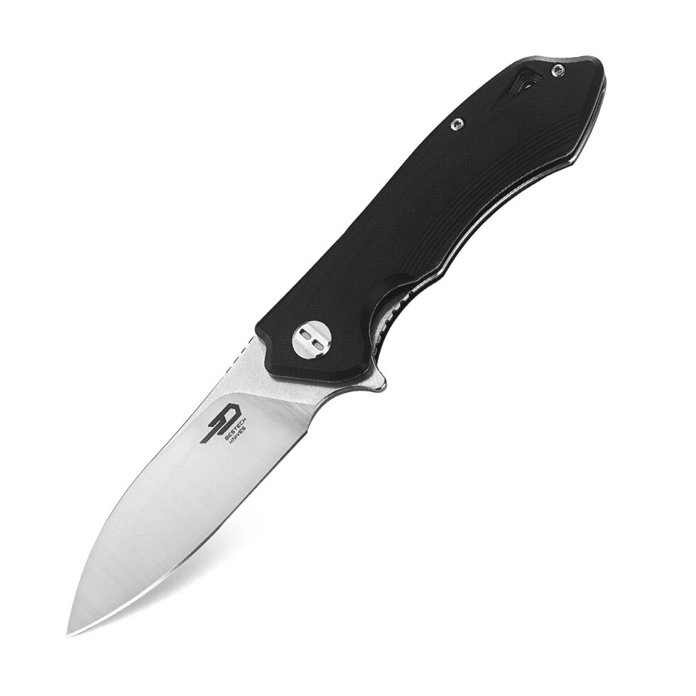Складной нож Bestech Beluga, сталь D2, рукоять черная G10 от компании Admi - фото 1
