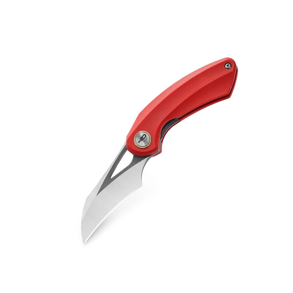 Складной нож Bestech Bihai, сталь 14C28N, рукоять G10, красный от компании Admi - фото 1