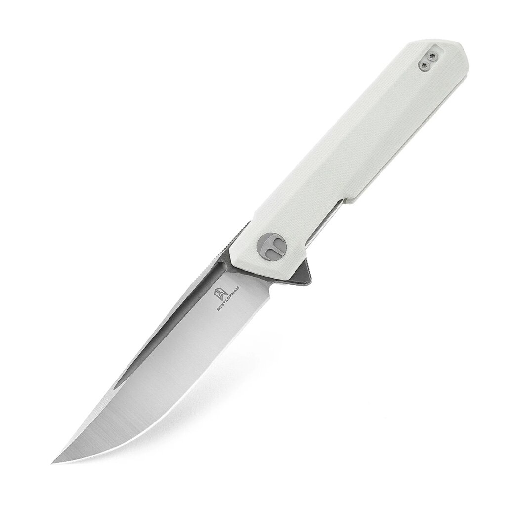 Складной нож Bestech Dundee, сталь D2, рукоять G10, белый от компании Admi - фото 1