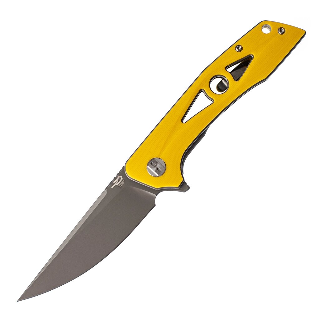 Складной нож Bestech Eye of Ra Yellow , сталь D2, G10 от компании Admi - фото 1