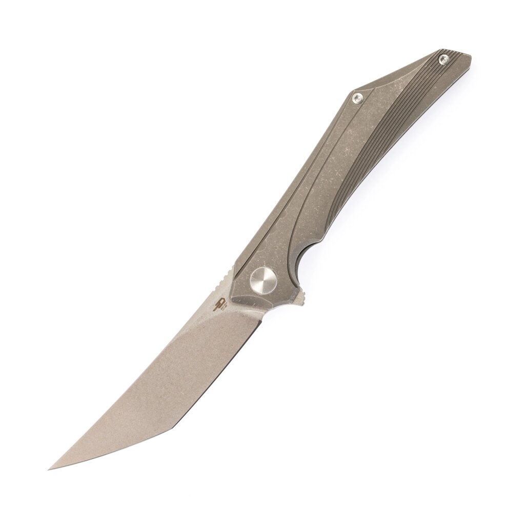 Складной нож Bestech Kamoza BT1911A, сталь M390, рукоять титан от компании Admi - фото 1