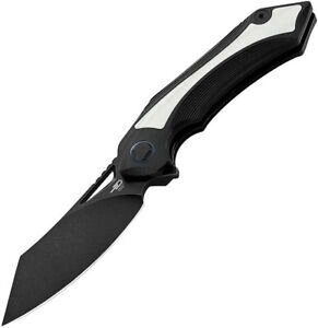 Складной нож Bestech Kasta, сталь 154CM, рукоять G10, черный/белый от компании Admi - фото 1