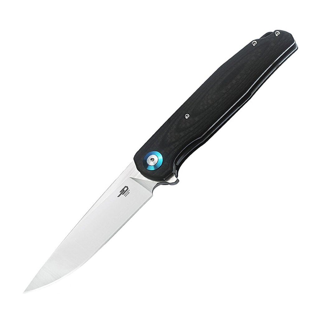 Складной нож Bestech Knives ASCOT, D2, Черно-серый карбон от компании Admi - фото 1