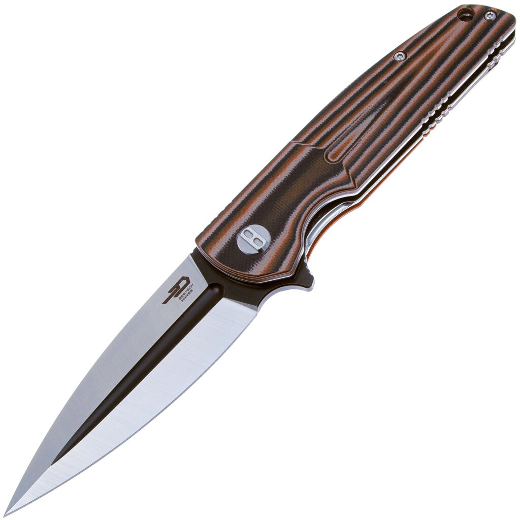 Складной нож Bestech Knives Fin, сталь Sandvik 14C28N, рукоять G10 от компании Admi - фото 1
