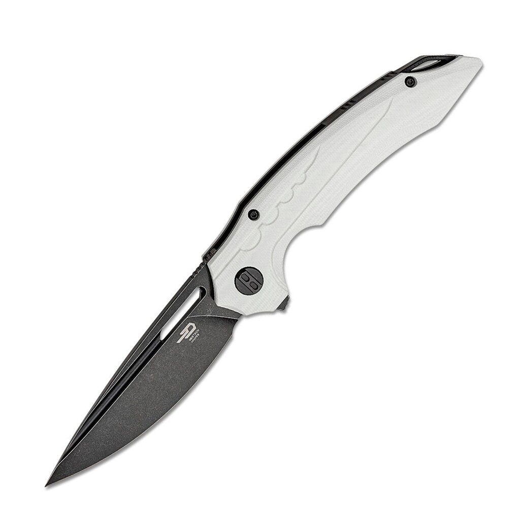 Складной нож Bestech Ornetta, сталь D2, рукоять белая G10 от компании Admi - фото 1