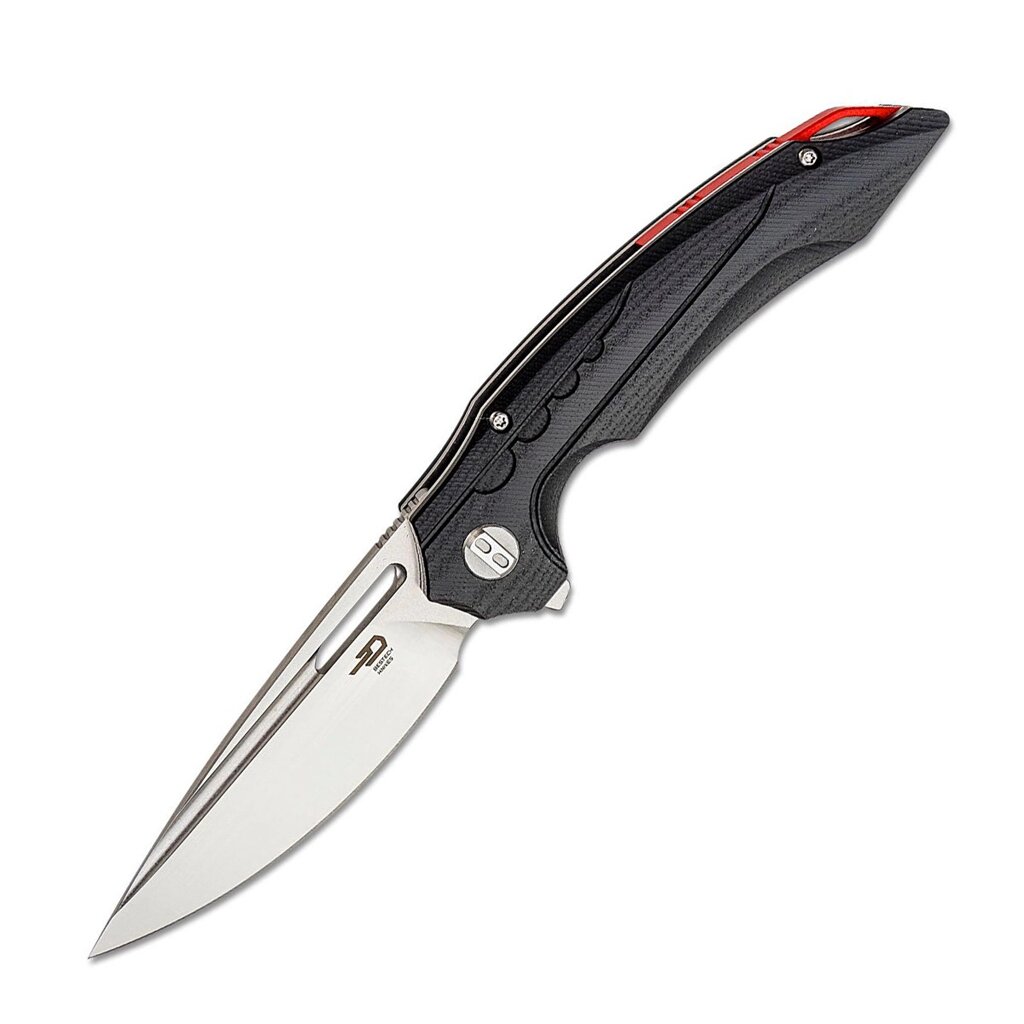 Складной нож Bestech Ornetta, сталь D2, рукоять черная G10 от компании Admi - фото 1