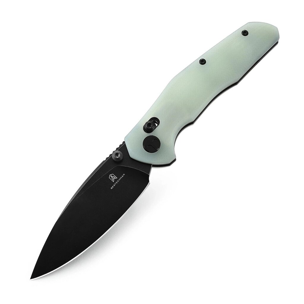 Складной нож Bestech Ronan, сталь 14C28N, рукоять G10, белый от компании Admi - фото 1