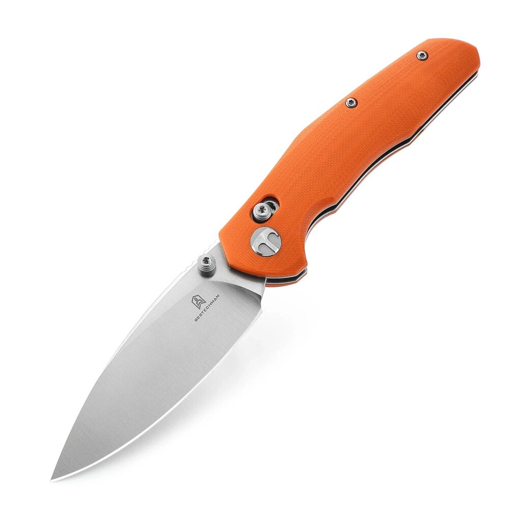 Складной нож Bestech Ronan, сталь 14C28N, рукоять G10, оранжевый от компании Admi - фото 1