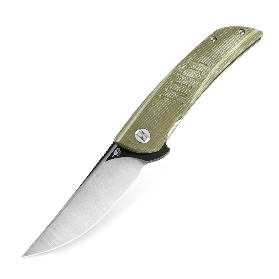 Складной нож Bestech Swift, сталь D2, рукоять зеленая микарта от компании Admi - фото 1