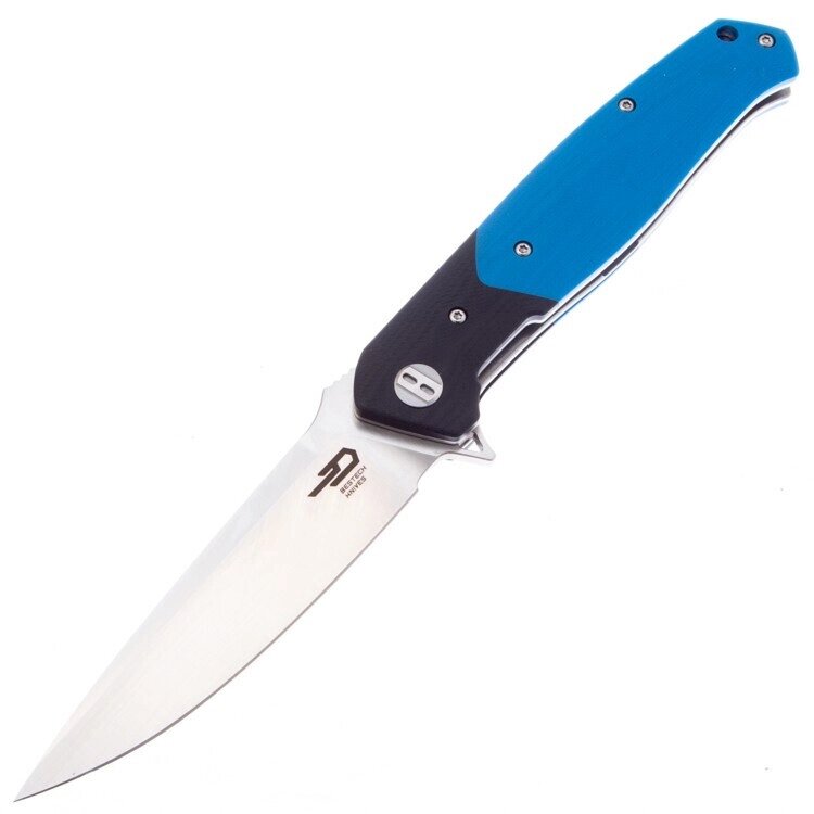 Складной нож Bestech Swordfish, сталь D2, рукоять G10, blue/black от компании Admi - фото 1