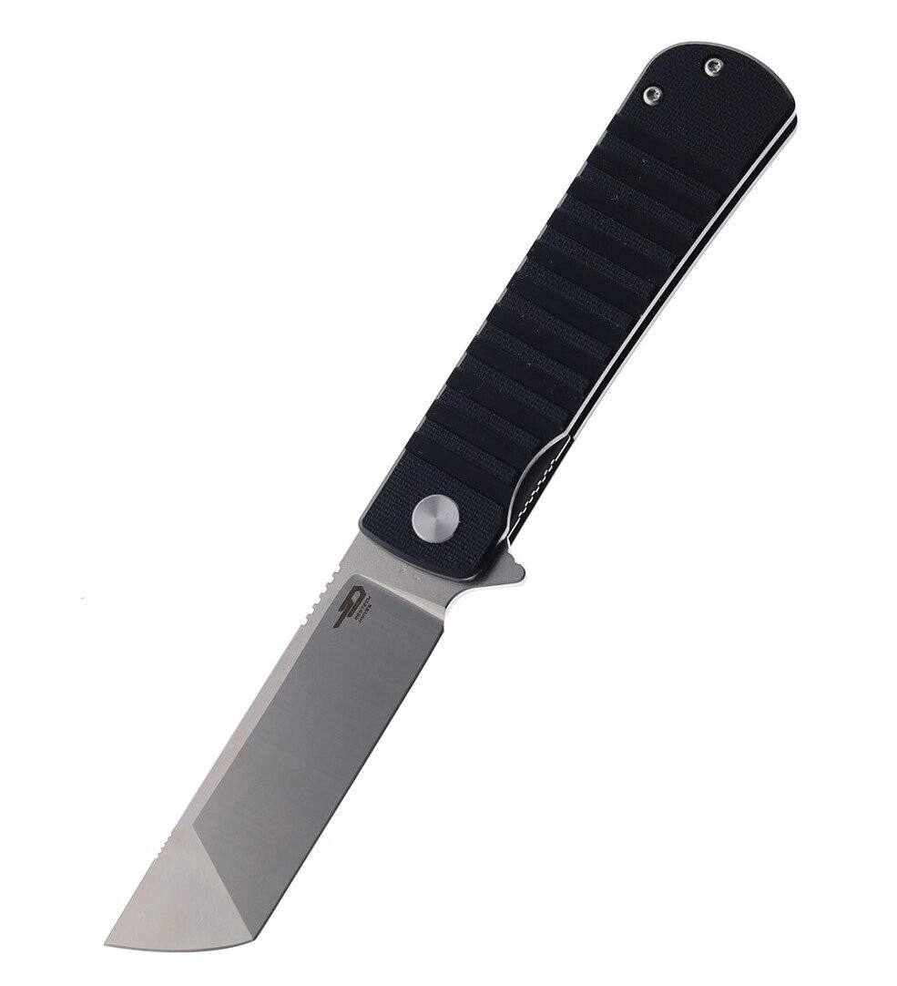 Складной нож Bestech Titan, сталь D2, рукоять G10, черный от компании Admi - фото 1