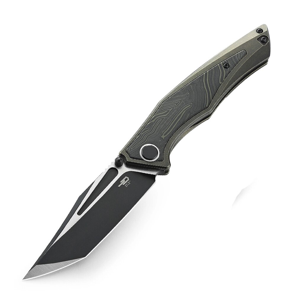 Складной нож Bestech Togatta, сталь M390, рукоять титан/G10 от компании Admi - фото 1