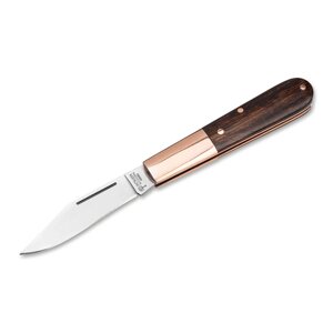 Складной нож Boker Barlow Copper Integral Desert Ironwood, сталь N690, рукоять медь