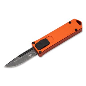 Складной нож Boker USB OTF Orange, сталь D2, рукоять 6061 T-6 Aluminium оранжевый