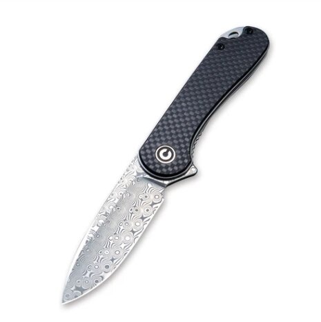 Складной нож CIVIVI Elementum, сталь Damascus, Black G10/Carbon от компании Admi - фото 1