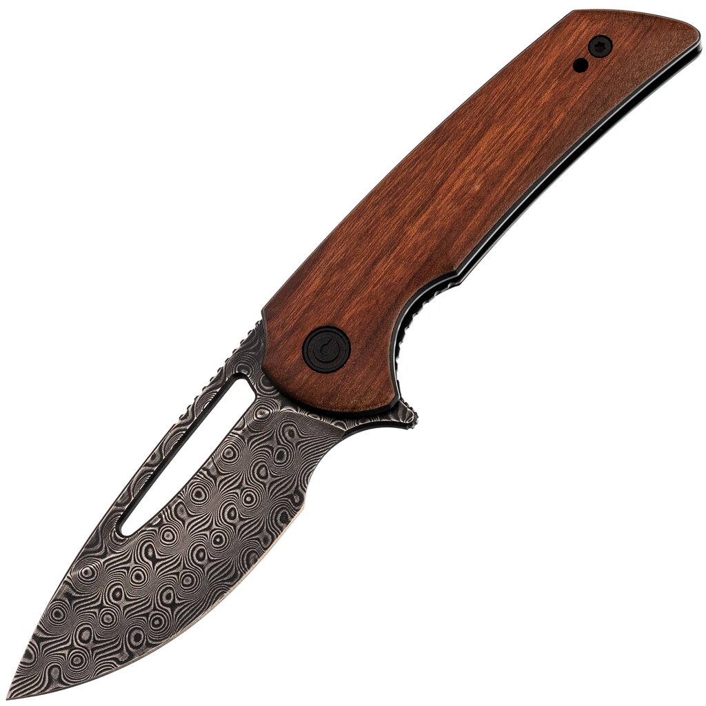 Складной нож Civivi Odium, сталь Damascus, рукоять G10, коричневый от компании Admi - фото 1