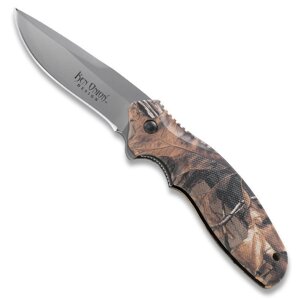 Складной нож CRKT Shenanigan Camo Realtree Xtra Camouflage, сталь AUS-8, рукоять термопластик GRN